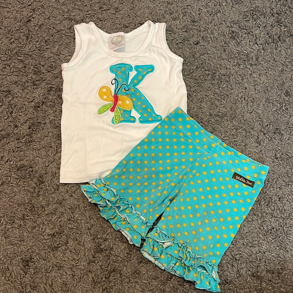 M2M Matilda Jane Shirt and MJ Shorts